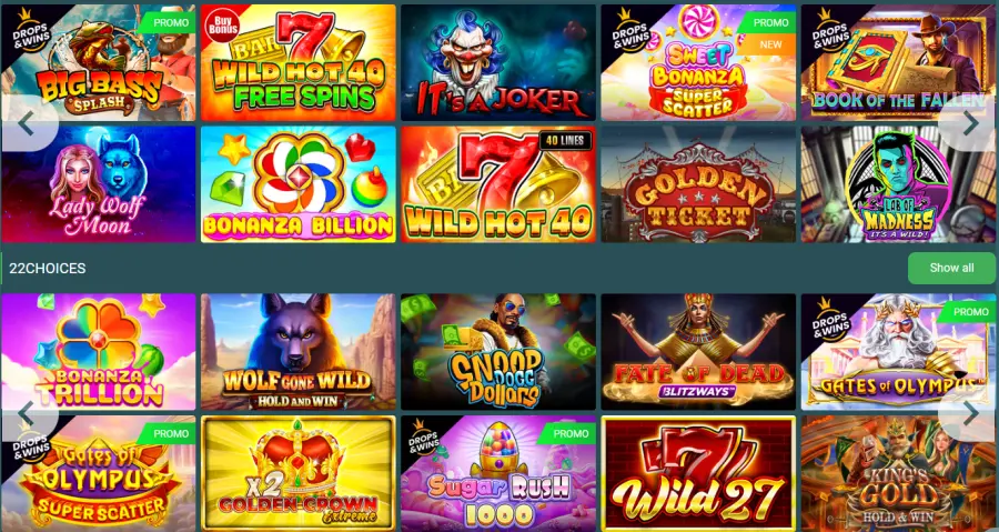 22 casino